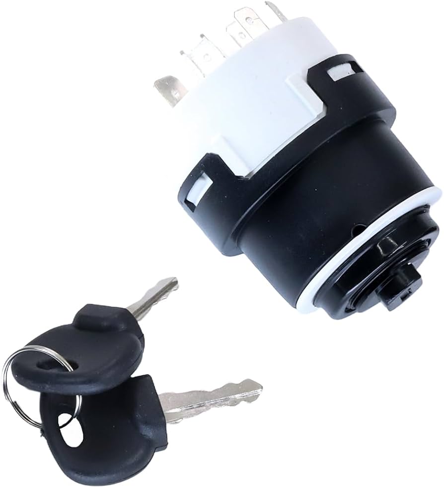 ciciment 12V/24V Ignition Switch with 2 Keys, 10 pins ON/OFF